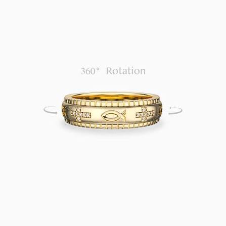 fidget ring that spins
